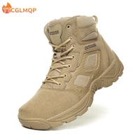 brand winter men military leather boots special force tactical desert combat mens boots outdoor non slip ankle boots big size