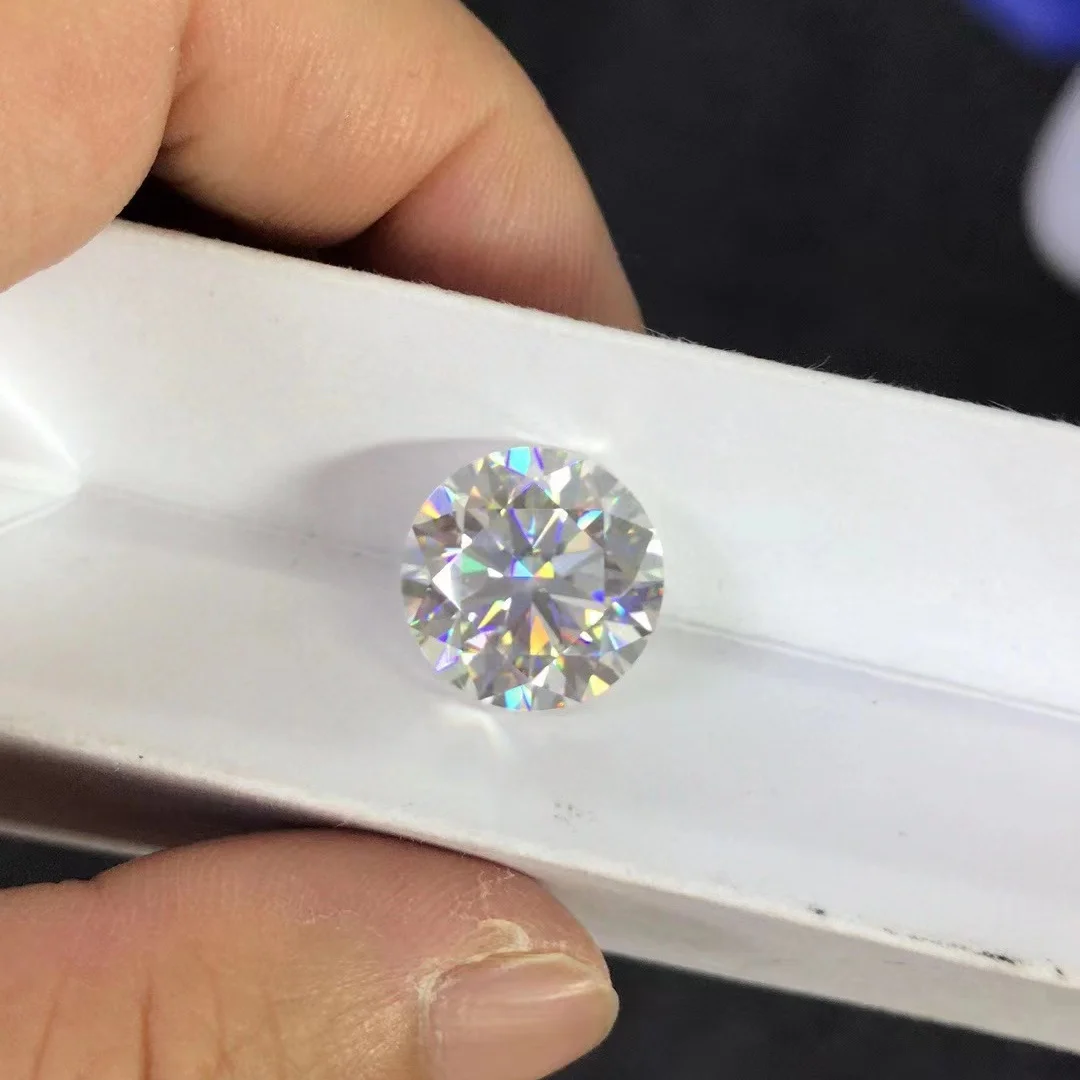 5 to 10.5mm Moissanite 5A High Quality Moissanite Gemstones, Each with GRA Individual Number ID 0.5ct vvs D Color White Bright