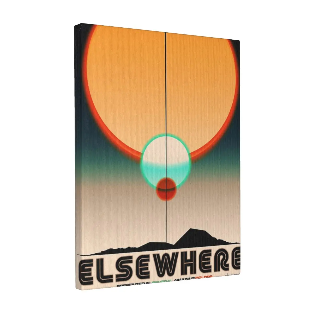 Elsewhere Scifi Atompunk декоративная картина на холсте