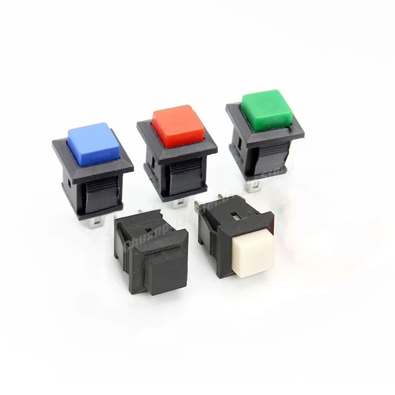 Фото 10-100 шт./лот DS-430/431 DS430 DS431 PBS-15C Квадратная кнопка сброса Нажмите вкл./выкл. Точка разбивания для перемещения переключателя без замка №2