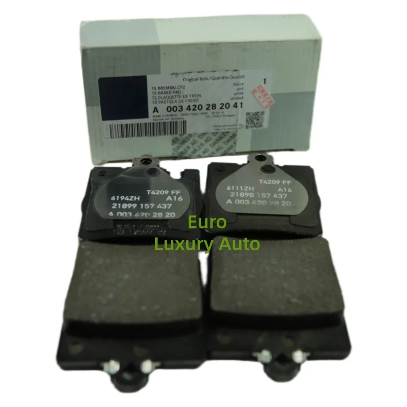 Тормозные колодки OEM A0034202820 для Mercedes-Benz C-Class CL203, W203 CLK A209, C209 SLK R171 1.8 200 Kompressor (art.: 3920dcb4342b4) - 3920dcb4342b4