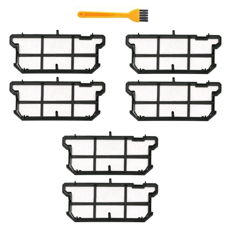 

6PCS HEPA Filter High Efficiency Filter Sweeping Robot Replacement Accessories For ILIFE V7 V7S V7S Pro