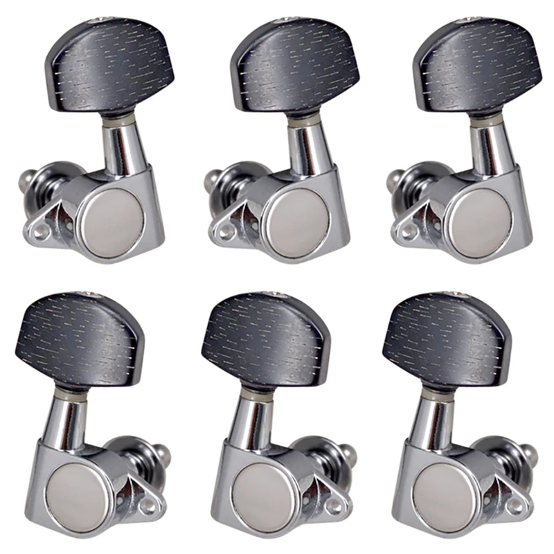 

3L3R Closed Guitar String Tuning Pegs Tuner Machine Heads Knobs Tuning Keys For Acoustic Or Electric Guitar,6 Pack