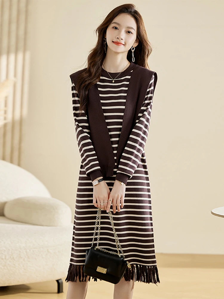 Изящное платье весна 2024 новые женские легкие роскошные высококачественные