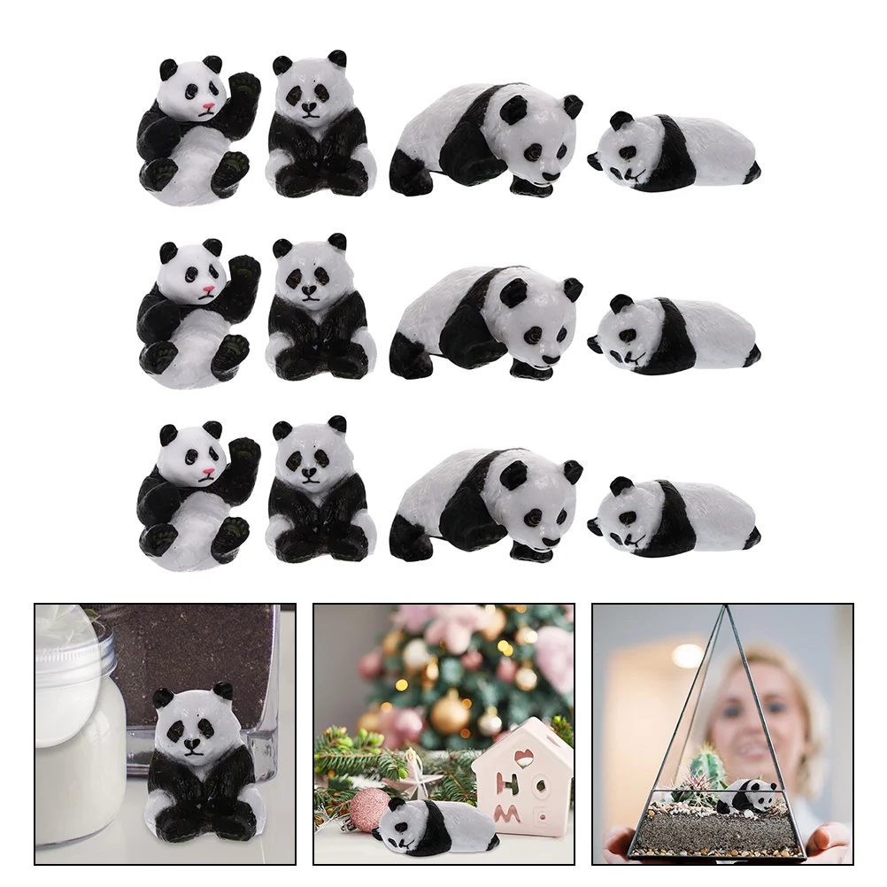 

Mini Animals Resin Micro Statue Craft Bonsai Figurine Landscape Lifelike Models Adornments Table Figures Sculpture Animal