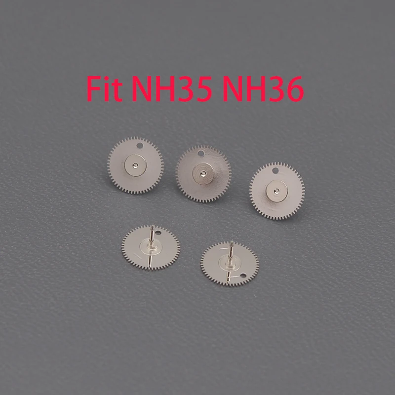 1/2 PCS Mod Seiko NH35 NH36 Movt Calendar Driving Wheel Umbrella Wheel Fit NH35 NH36 Movement Watch Repair Part Aftermarket