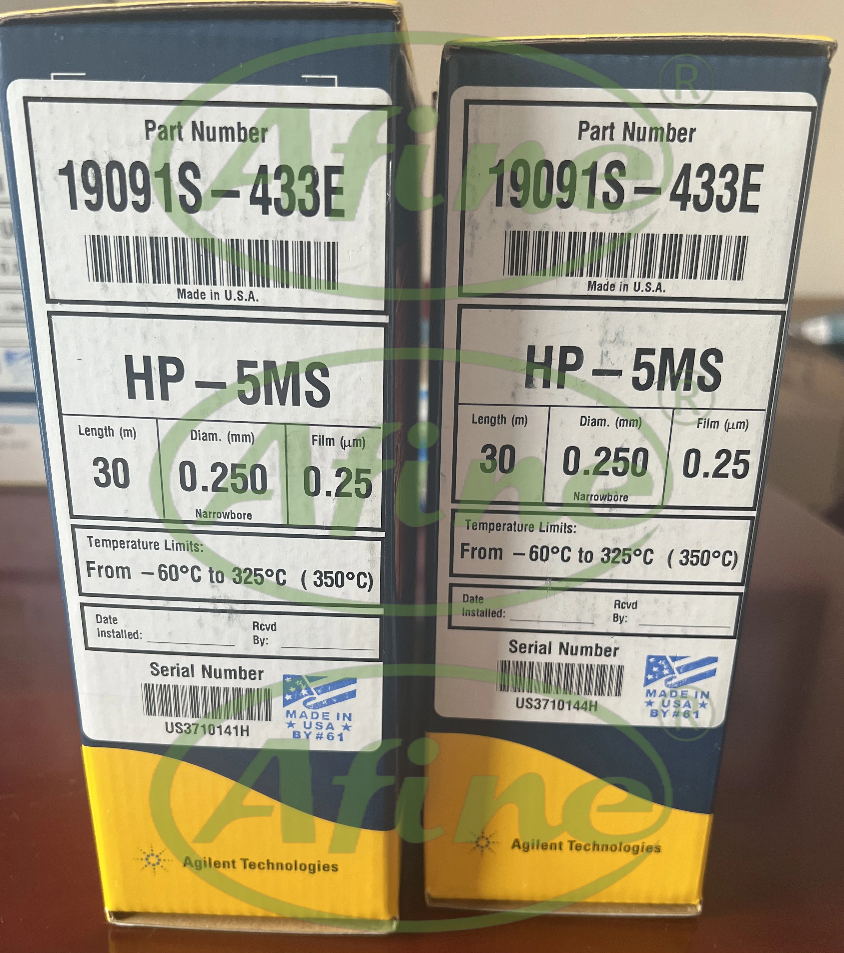 AFINE Agilent J &amp W HP-5ms GC Колонка для 19091S-433E 30 м 0 25 мм микрон 5-дюймовая клетка