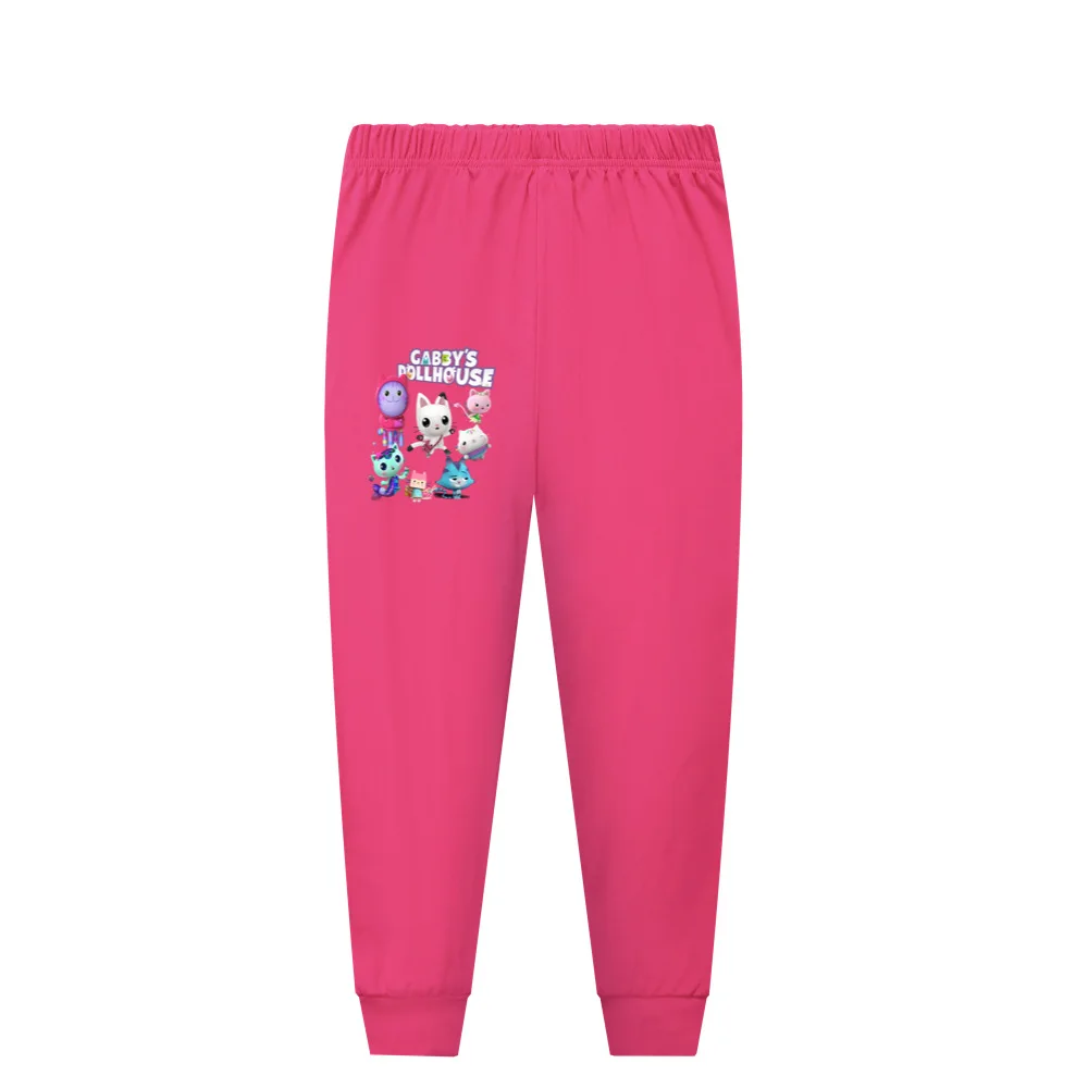 

Children's Gabbys Dollhouse Clothes Kids Cartoon Pajama Pants Toddler Girls Casual Bottom Leisure Wear Baby Boys Pyjama Trousers