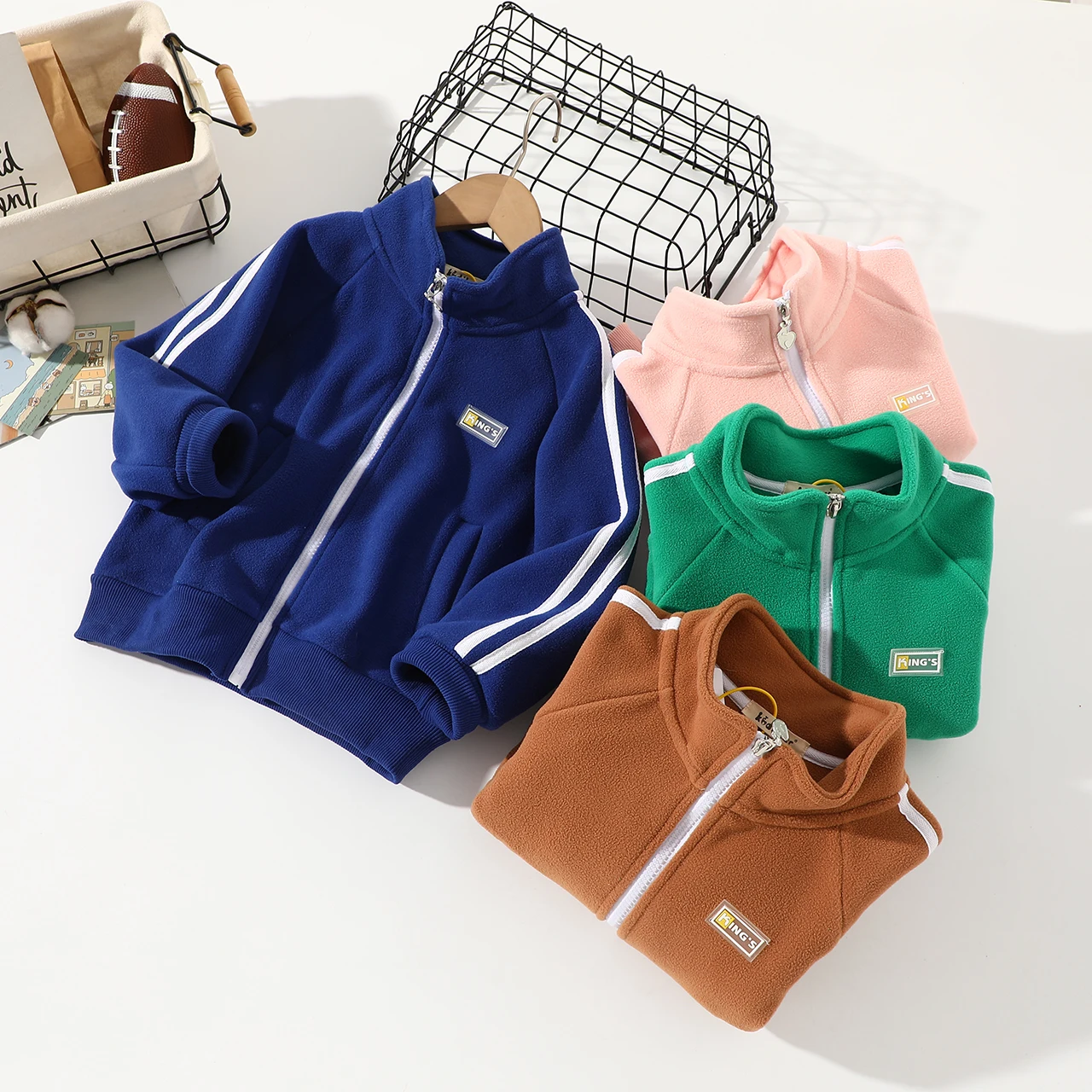 

Winter Children's Fleece Jacket for Boys Girls Long Sleeve Thicken Outerwear Warm Boy 5-12Years Outdoors Sports Jacket Clothes