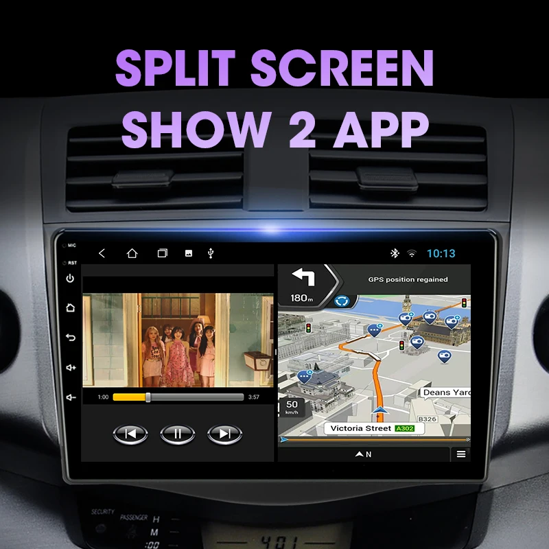 $76.52 JMCQ Android 11 Car Radio For Toyota RAV4 Rav 4 2005-2013 Multimedia Video Player 2 din Navigation GPS Stereo RDS DVD Head unit