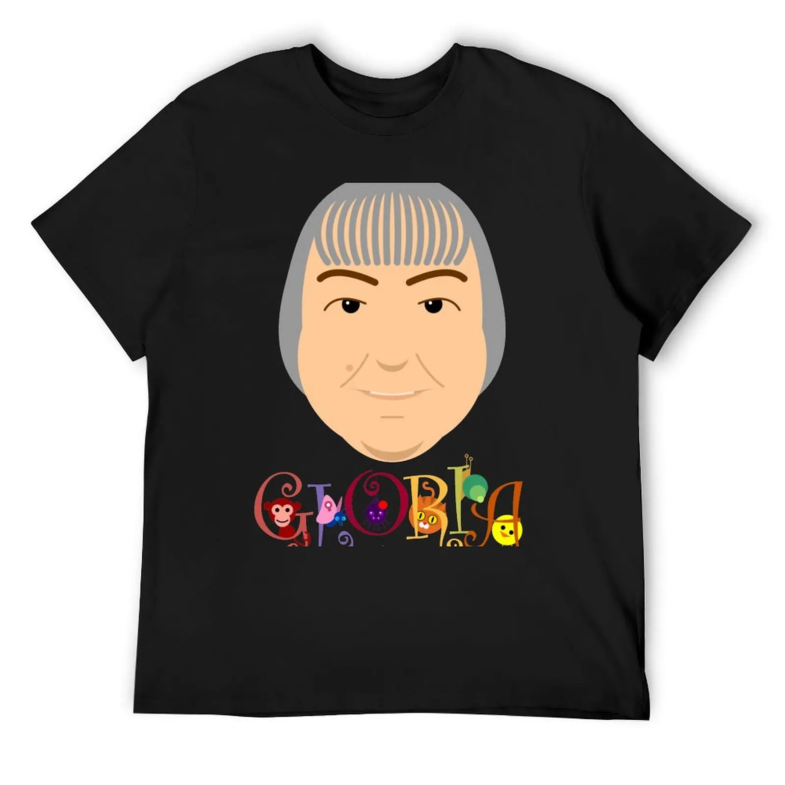 Футболка Gloria Fuertes для любителей спорта черные размеры милые топы мужская мода