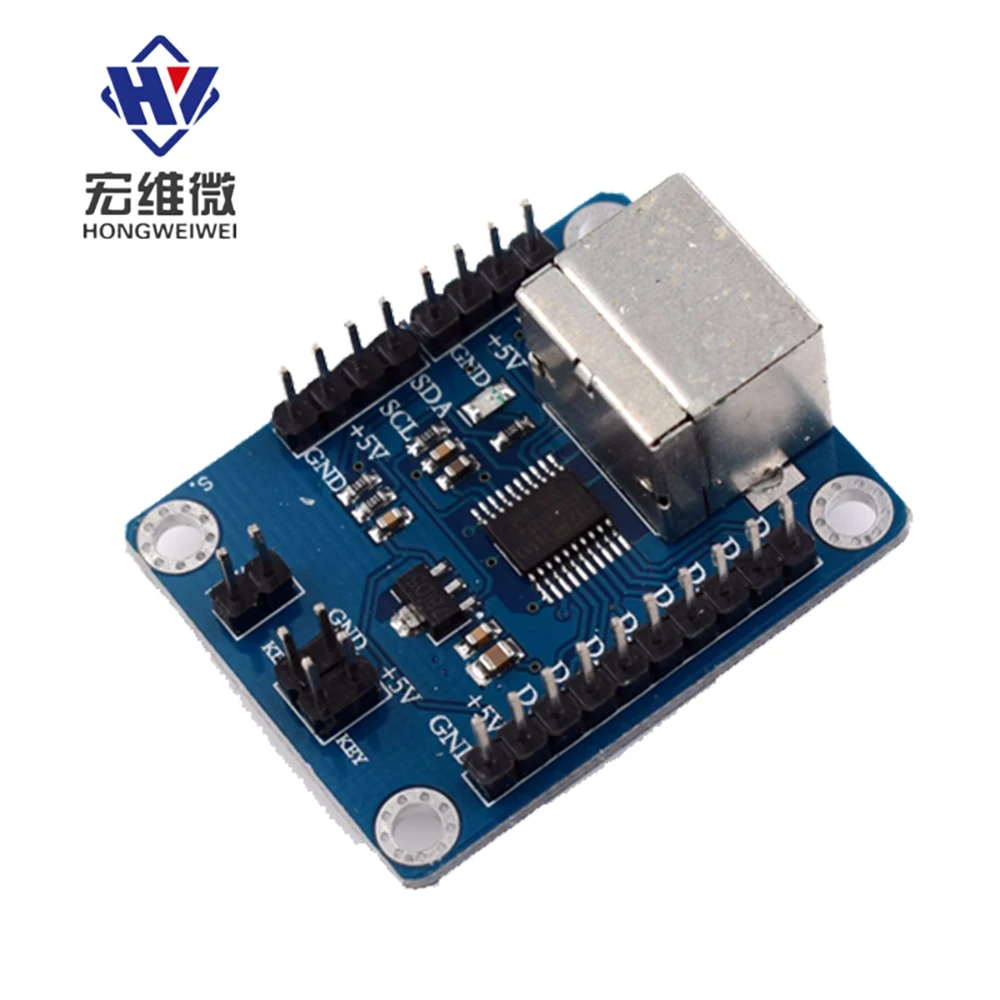 

PS2 keyboard module TWI/IIC keyboard socket module PS2 interface keyboard driver development board C51 stand-alone serial port