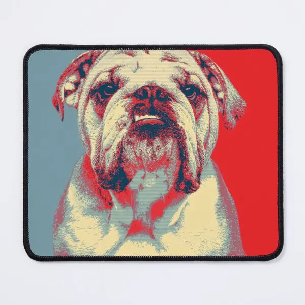 

Коврик для мыши в стиле поп-арт с принтом бульдога