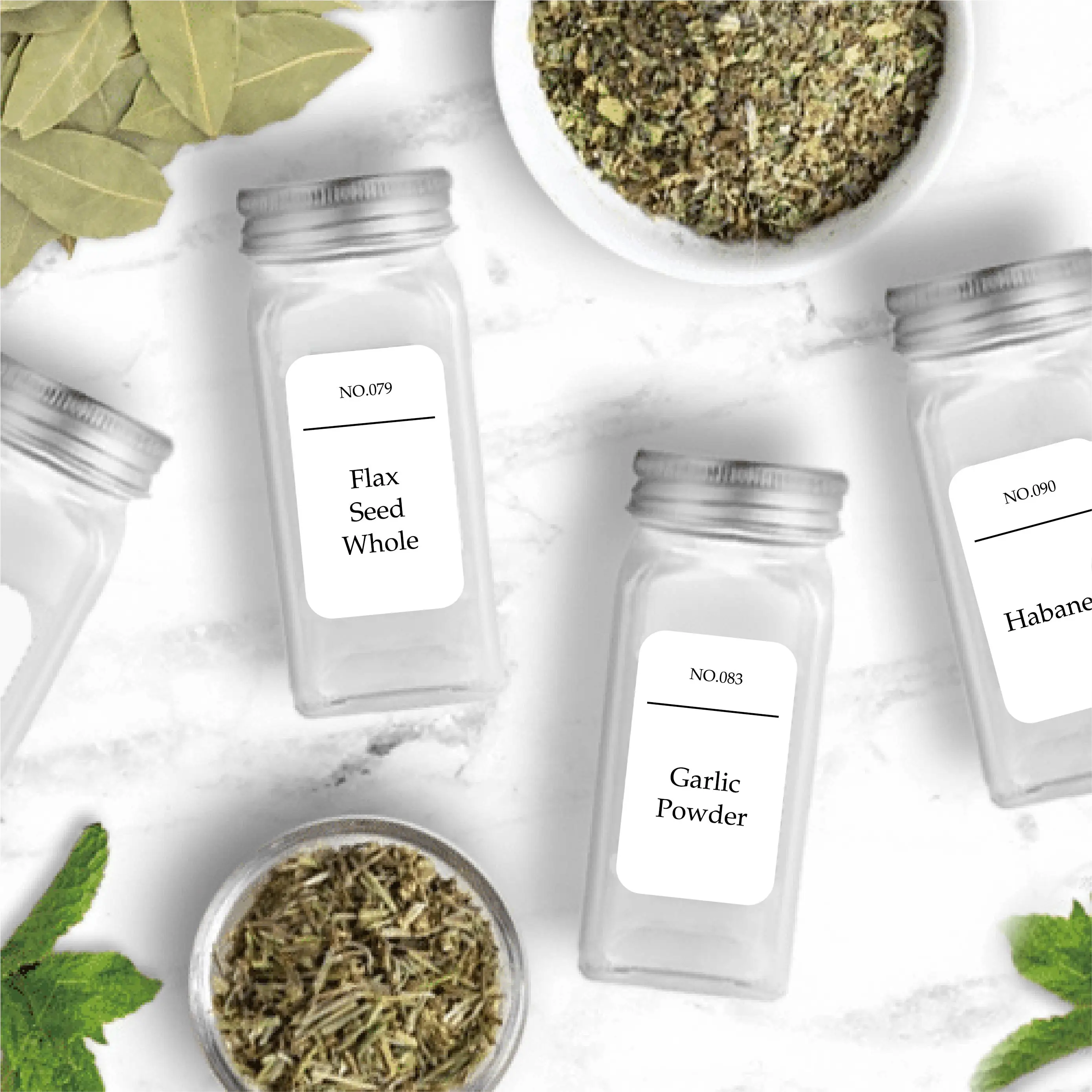 216 Оригинальные Водонепроницаемые наклейки для банок с надписями и