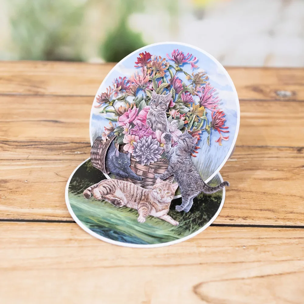 Wisteria 2024Cat дерево изношенный забор замечательные новые металлические штампы для