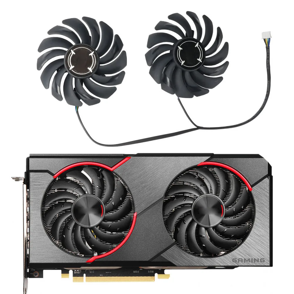 Кулер для видеокарты MSI RX 5500 XT GAMING X кулер игровой 2 шт./лот 85 мм PLD09210S12HH 12 В
