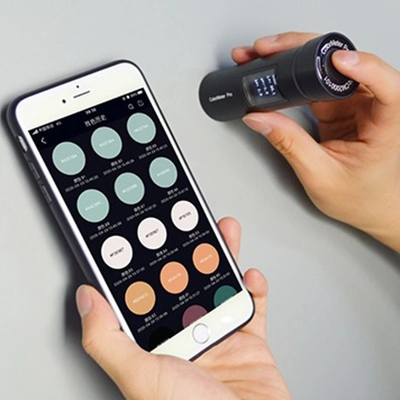 Портативный цветной измеритель Pro Color Test Equipment Colourimeter с цветными оттенками RAL NCS -