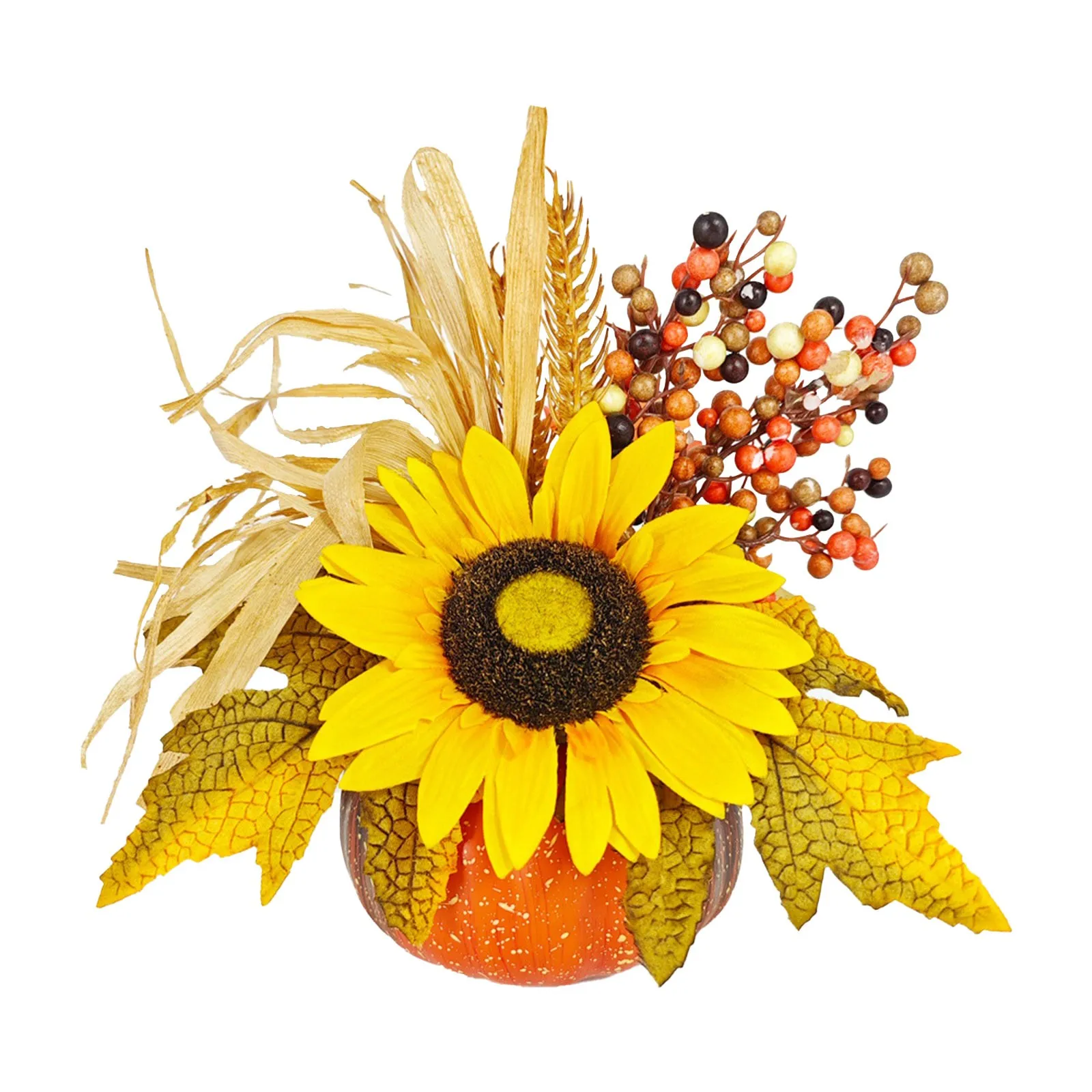 

Thanksgiving Simulation Pumpkin Desktop Decoration Festival Halloween Autumn Color Decoration Props Christmas Ornament Crystal
