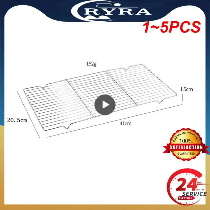 

1~5PCS Stainless Steel Mat Net Grid Shape Rectangle Grill Grilling Mesh Net Outdoor Cooking Accessories