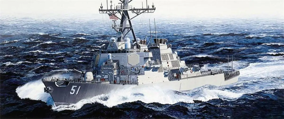Фото ДРАКОН 1023 1/350 США. Комплект модели современной серии Sea Power Arleigh Burke (DGG-51) №3