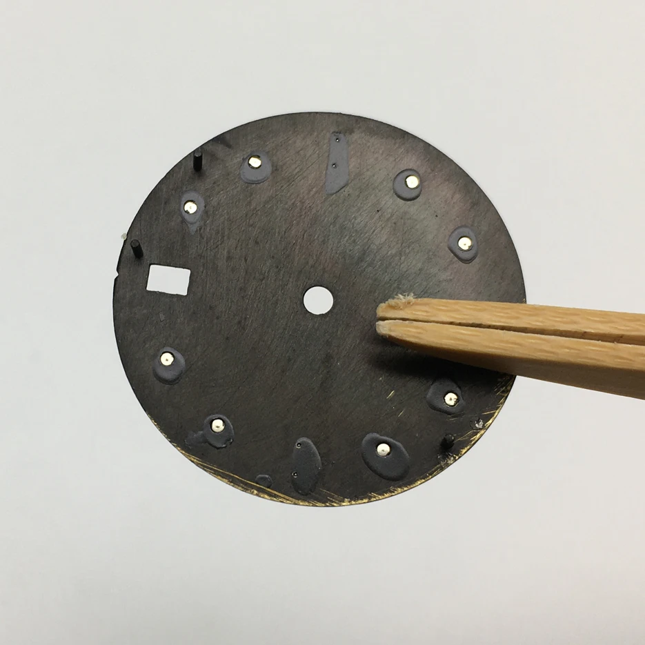 No Logo 28.5mm Watch Dial  Substitute Modified Dial Luminous Literal  for NH35A Movement BD8 Men Watch Accessories