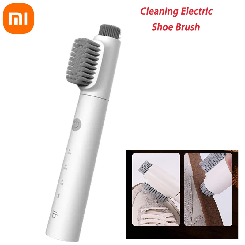 

Xiaomi Mijia новая звуковая вибрационная электрическая щетка для чистки обуви маленькая стиральная машина для обуви домашняя звуковая очистка ...