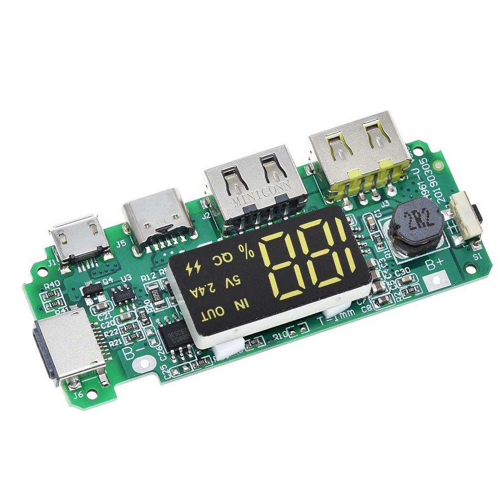 

Charging Module Boards Lithium Battery Power Bank Board Circuit Protection Tools Supplies Self-Assembly Protect Modules