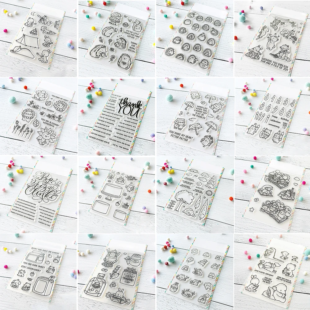 Набор Штампов Для Скрапбукинга сделай Сам Торта День Рождения — Милые Резаки С