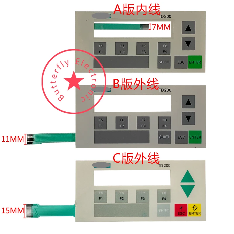 

TD200 6ES7272-0AA30-0YA1 Key panel membrane switch KEYPAD