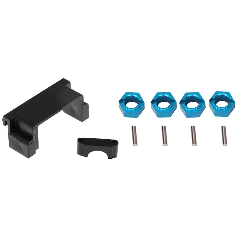 

2 Set RC Car Part: 1 Set A949-11 Hexagon Wheel Hex Seat Mount HUB Pins 7Mm & 1 Set Servo Seat Bearing Mount Parts