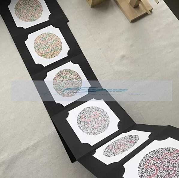 Руководство по испытанию на ослепительное зрение цвета в ишихаре