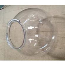 Candy capsule vending machine globe ball bucket, 30cm sphere PC explosion-proof ball transparent bucket