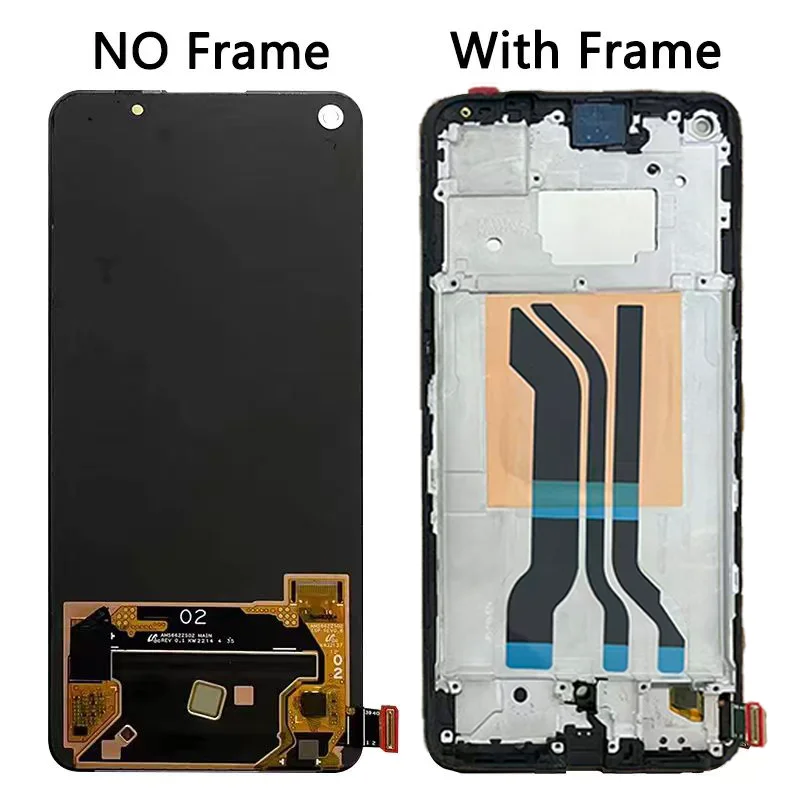 Новый ЖК-дисплей с сенсорным экраном и дигитайзером для Oppo Realme GT2 (6.62 дюйма), модели RMX3312, RMX3311, RMX3310, с рамкой (art.: 3920d41bdabce) - 3920d41bdabce