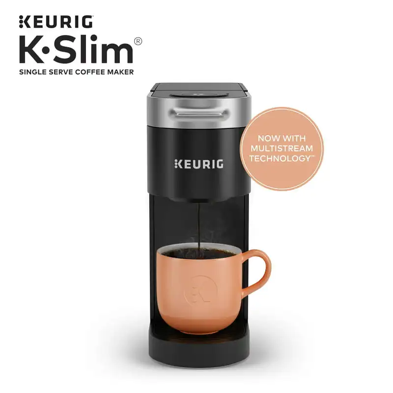 

Slim Single Serve K-Cup Pod Coffee Maker, MultiStream Technology, Black Cold brew coffee maker Coffee machine Cafeteira Espresso