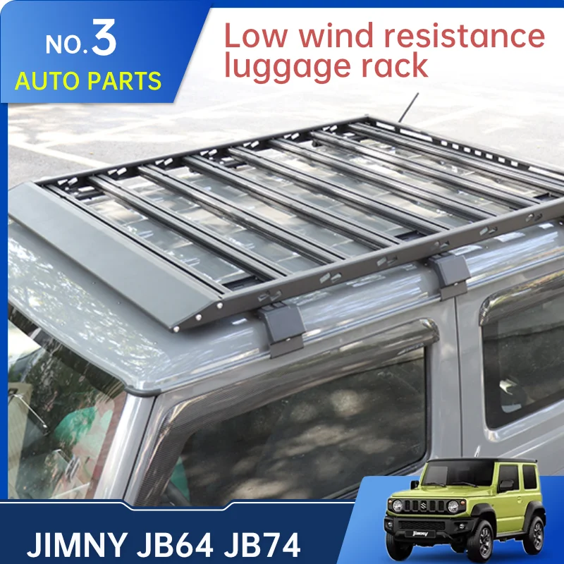 Top Roof Rack Rail Luggage Cross Bar Rail Boxes Basket High Quality For Suzuki Jimny JB64 Sierra JB74W 2019 2022 Aluminum Alloy