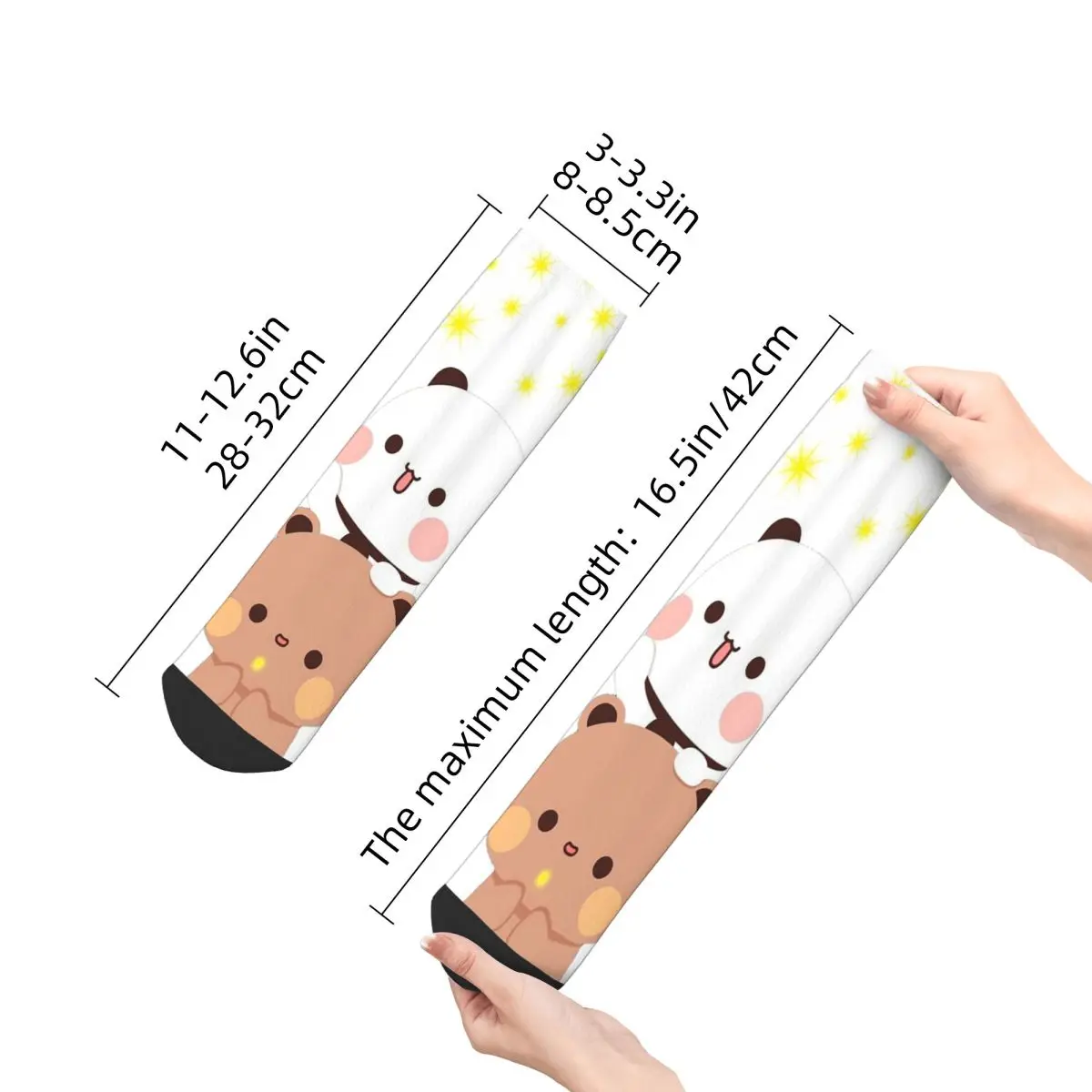 Носки с воздушными шарами Peach And Goma Bubu Dudu Harajuku высококачественные чулки