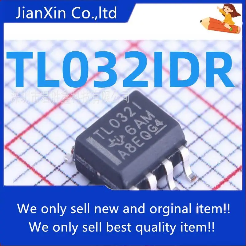 

10pcs 100% orginal new TL032IDRG4 SOIC-8 TL032I TL032IDR low power op amp
