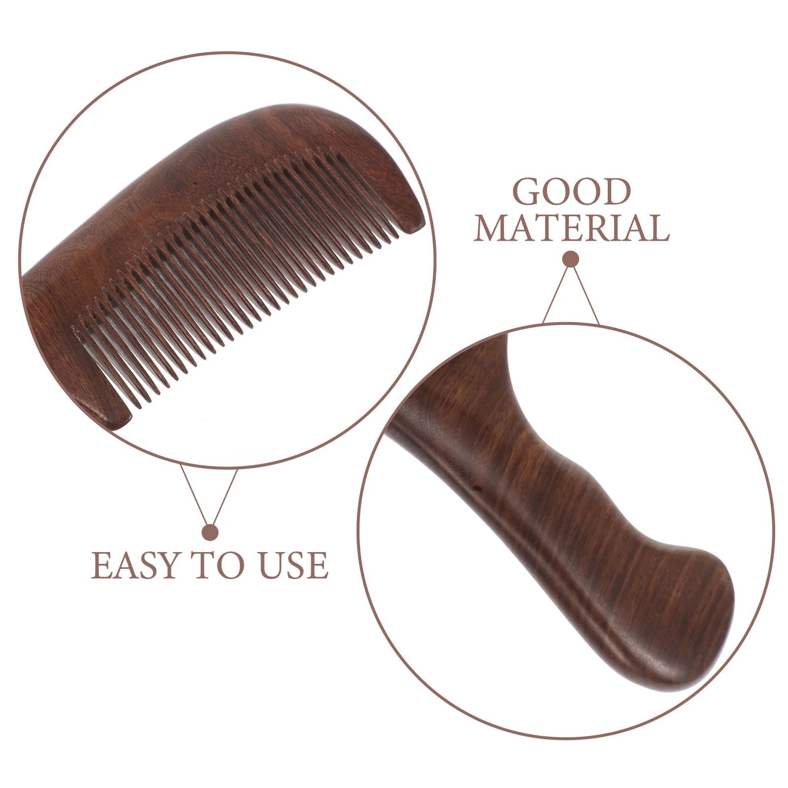 Расческа из черного дерева женский аксессуар инструмент для укладки женской