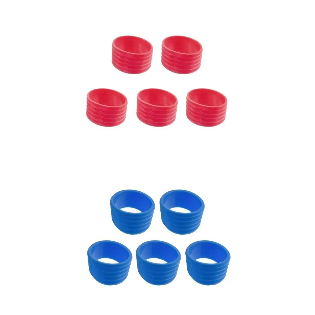 

10 Packs Tennis Racquet Sweat Absorbing Grip Band and red,