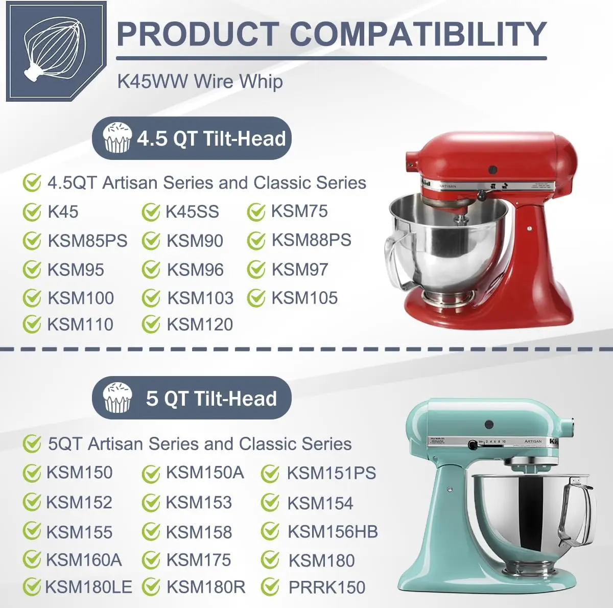 5Q 6Q проволочная кнутая насадка для подставки с наклонной головкой Миксер кухни