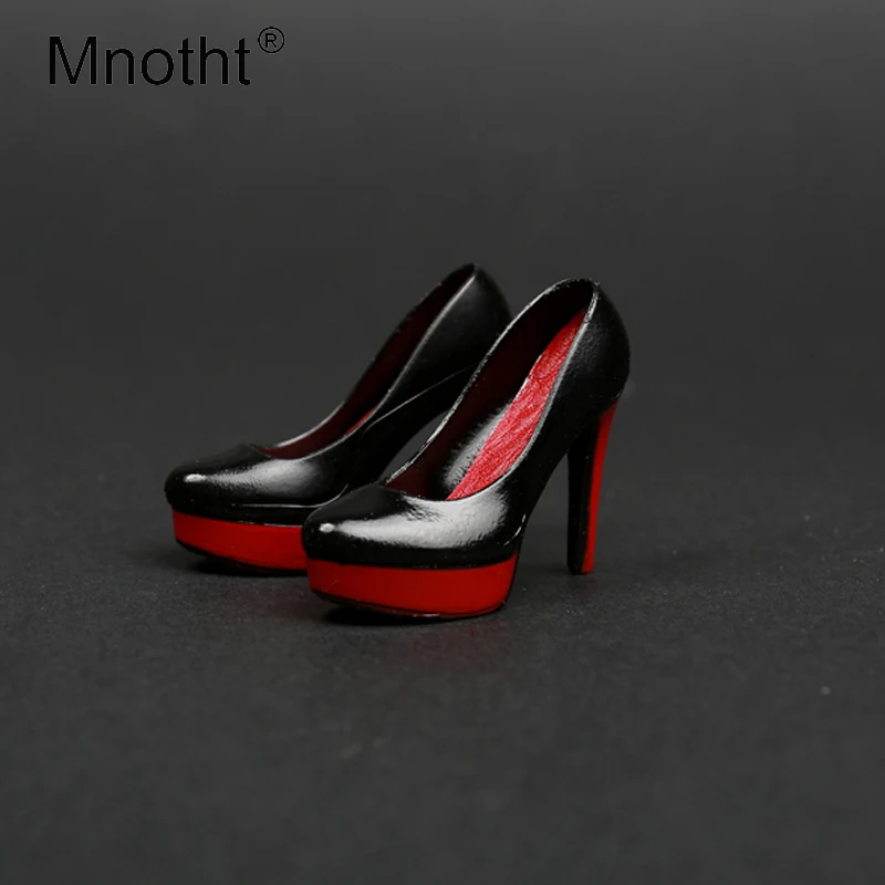

Fashion Female Soldier Shoes Model toys 1/6 Scale Mini Women High-Heeled Shoes For 12inch Phicen JIAOUL Glue Body mnotht m3