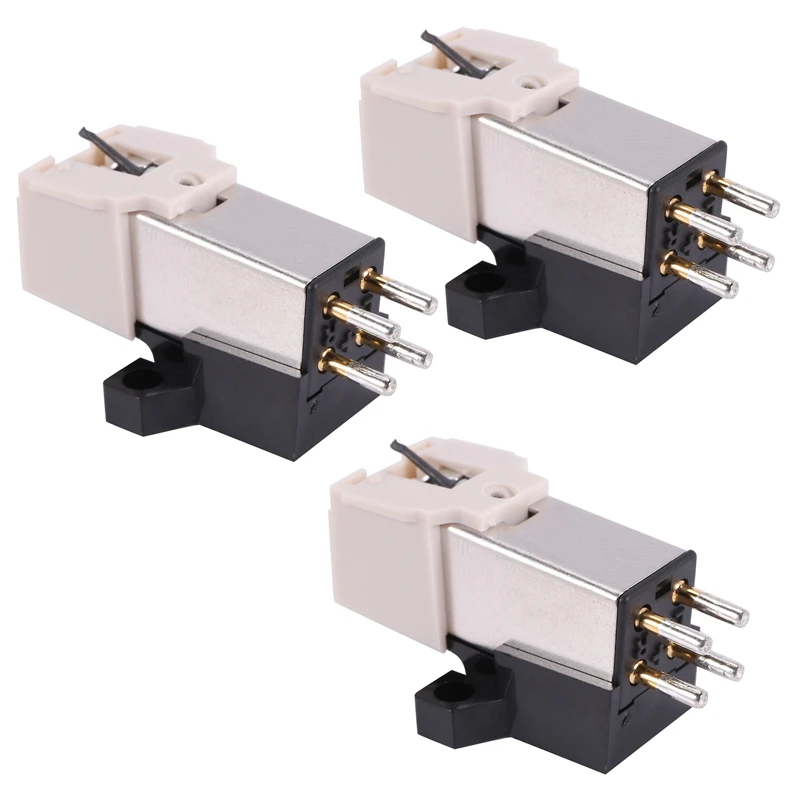 

3X Dynamic Magnetic Cartridge Needle Stylus AT-3600L For Audio Technica Record Player