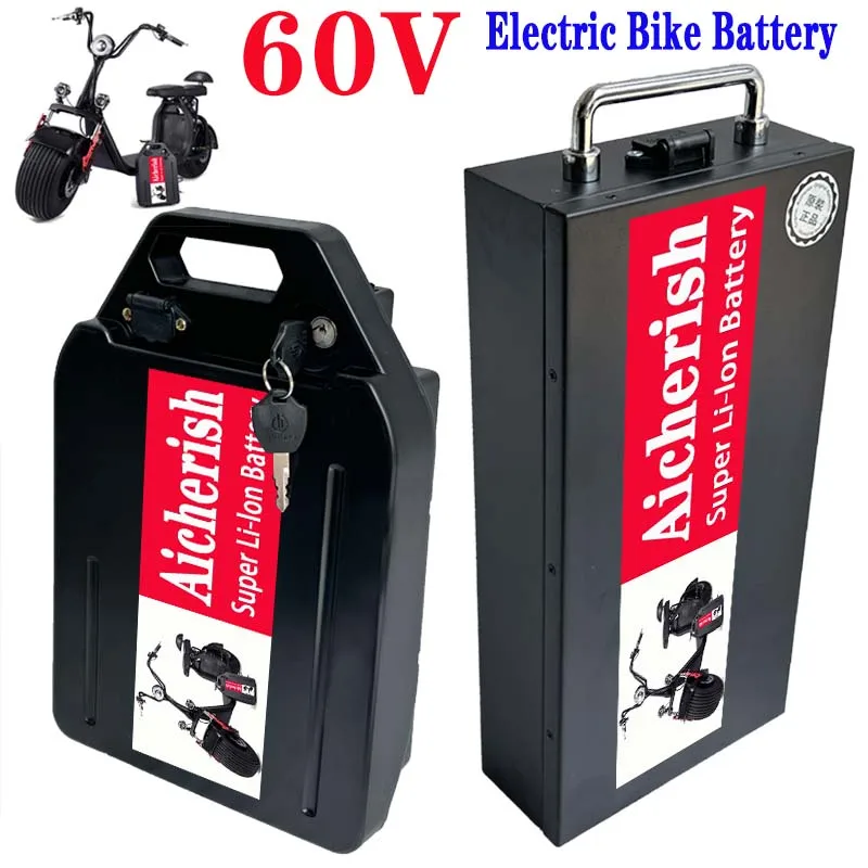 Electric Car For 1500W Citycoco X7 X8 X9 Trolling Motor 18650 60V 31Ah Lithium Battery Two Wheel Foldable Scooter Bicycle