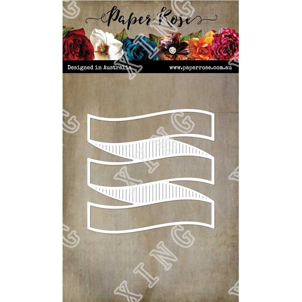 

2022 Triple Banner Metal Cutting Dies Scrapbook Decorate Embossing Template Diy Gift Card Handmade Craft Knife Blade Punch Molds