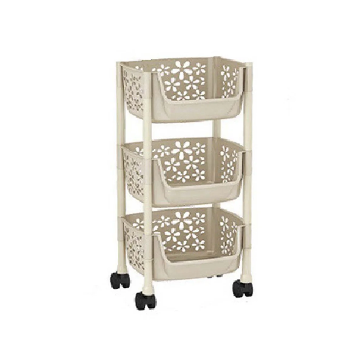 

Kitchen Storage Rack Floor Mounted Multilayer Fruit and Vegetable Basket Household Removable Snack Toy Storage Artifact