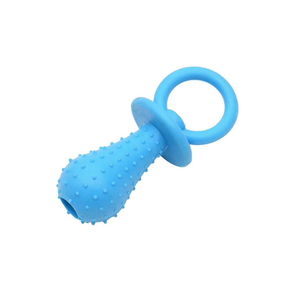 

Toys Chew Toy Dog Pacifier Pet Puppy Teething Molar Teeth Rubber Squeaky Pets Chewing Interactive Tools Biting Cleaning