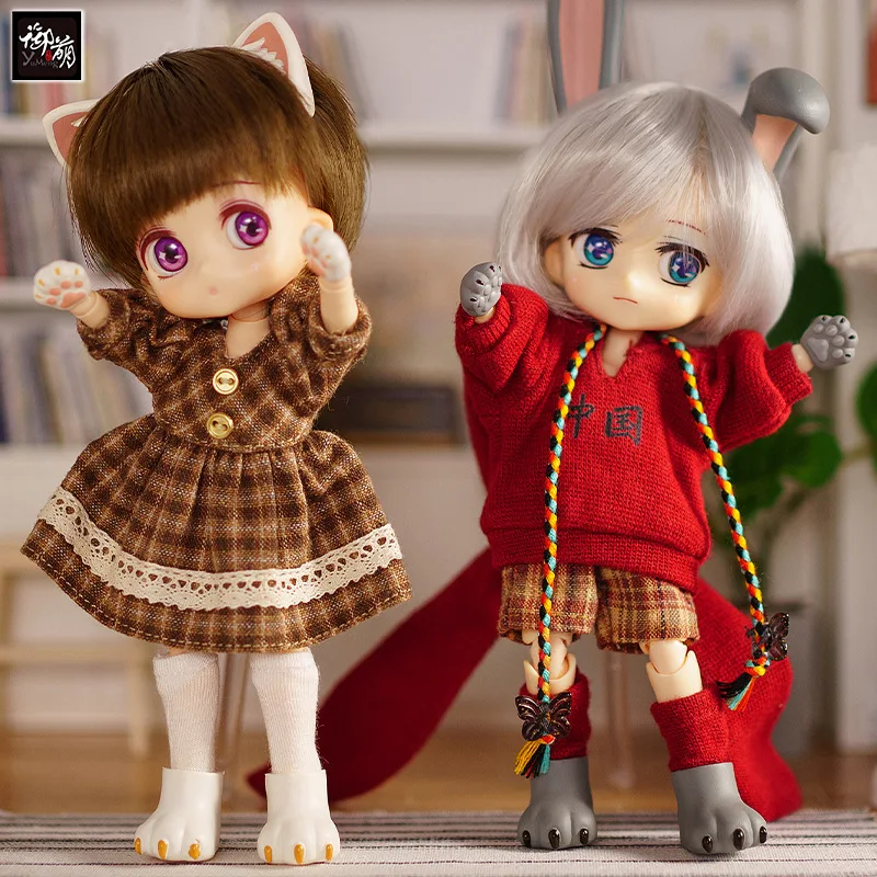 Шарнирная кукла YMY Ob11 полный комплект фигурка маленькой девочки модель аниме