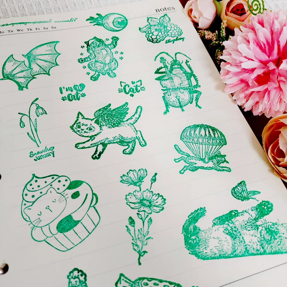 Прозрачный силиконовый штамп сладкой конфеты/печать для самостоятельного