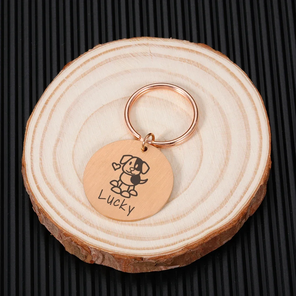 Бесплатная индивидуальная идентификационная бирка для собаки аксессуары