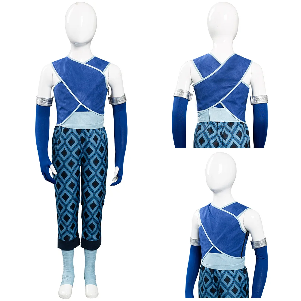 

Raya Cosplay Costume Kids Children Halloween Carnival Suit